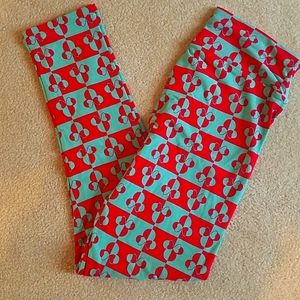 Lularoe Minnie Mouse OS Leggings